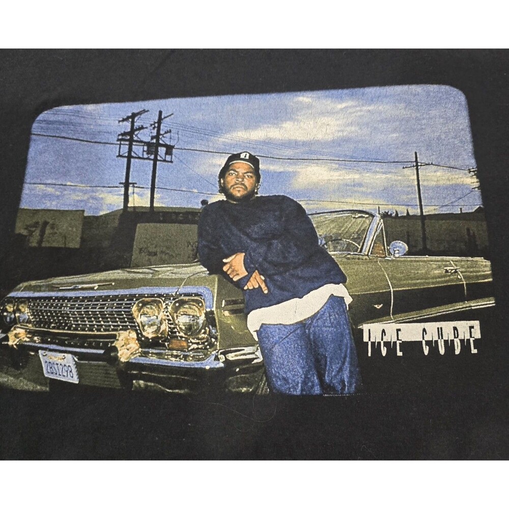 Ice Cube T Shirt Size 2XL Priority Records Men’s Shirt Rapper NWA - Picture 2 of 11